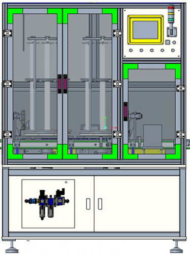 Feeding & Demagnetizing Machine