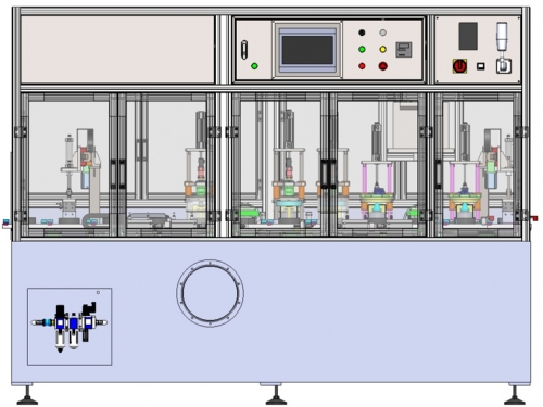 Dual channel cleaning and anti-rust machine