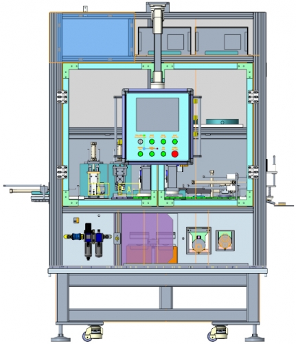 Inspection machine for IR&OR