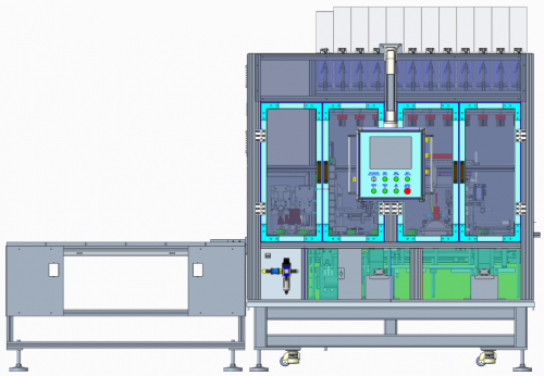 Fully automatic closing machine