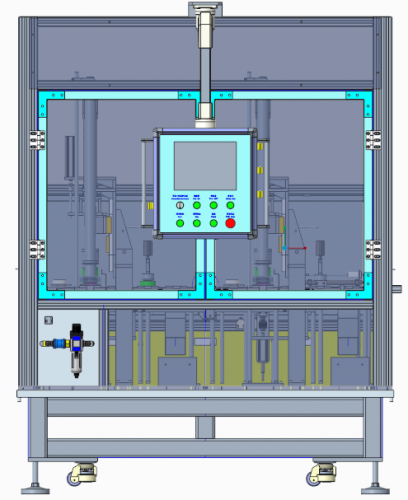 Automatic riveting press